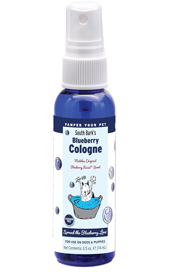 Showseason Long Lasting South Bark's Original Blueberry Pet Cologne 2.5 oz.