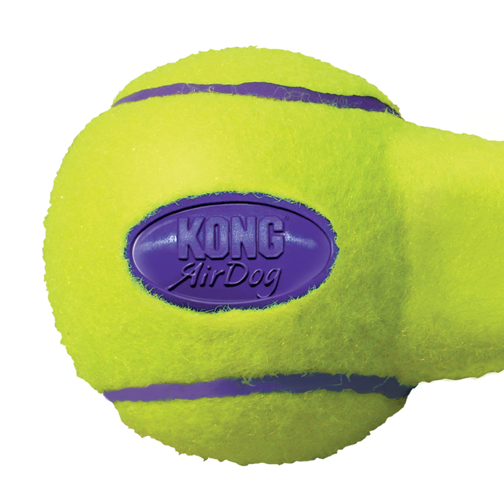 KONG AirDog Squeaker Dumbbell Squeaky Fetch Dog Toy  - Large 9.25" x 3.5"