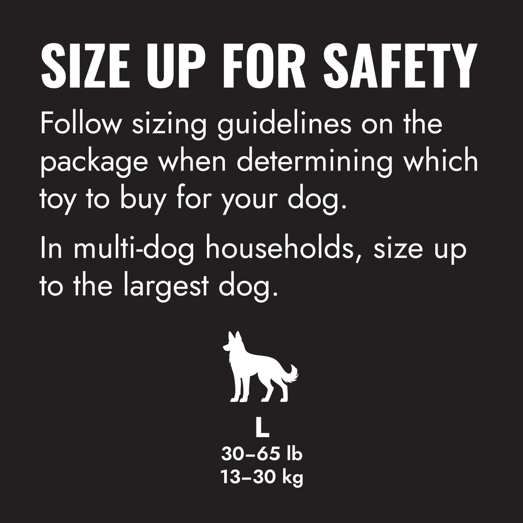 KONG® Extreme Flyer Durable Dog Toy - Black, Large 10"