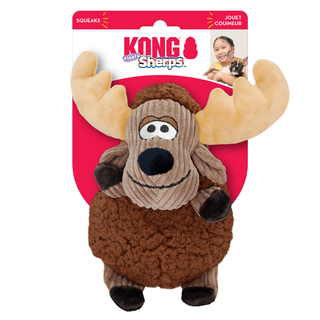 KONG Sherps Floofs Moose - Medium 10" x 8.5"