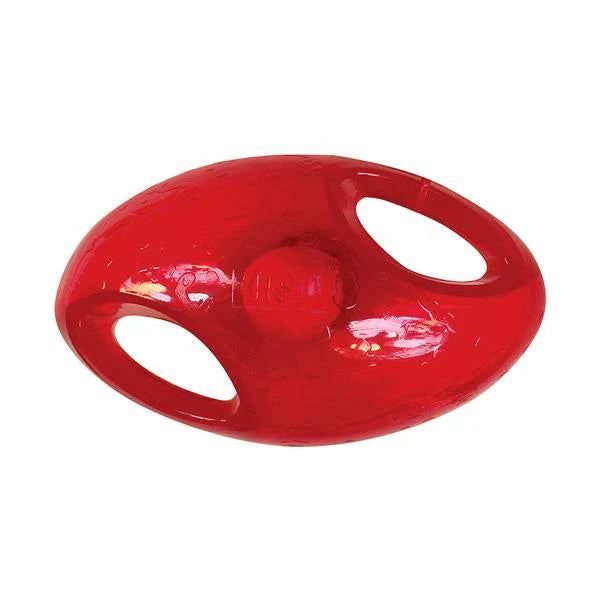 KONG Jumbler Football 7" - Interactive Dog Toy - Med/Lg