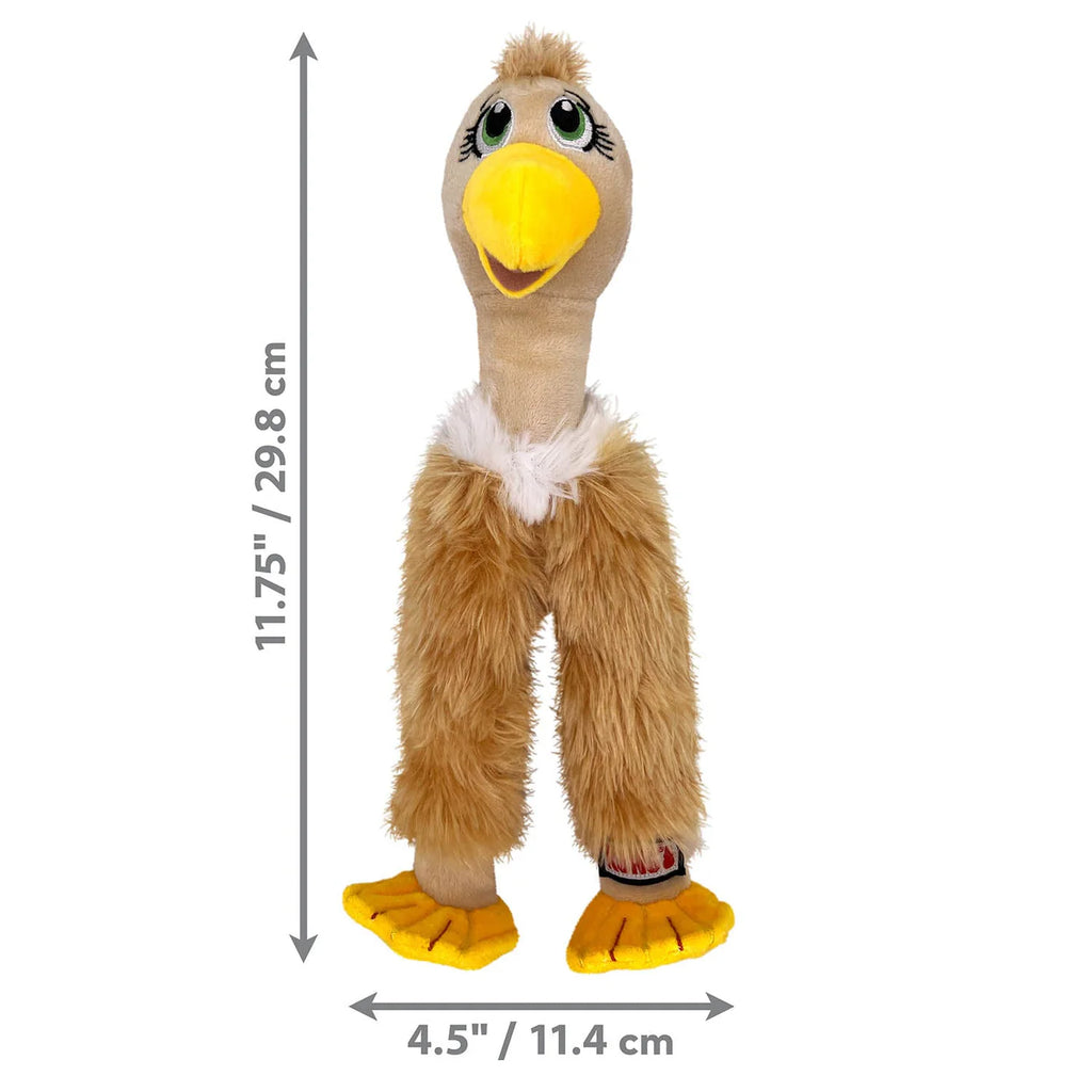 KONG Wishbone Bird-looking Rope Squeaker Toy- Med, 12" x 5" (CHOOSE COLOR)