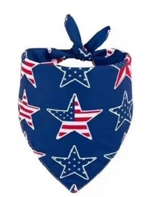 American USA Patriotic Flag Adjustable Bandanas