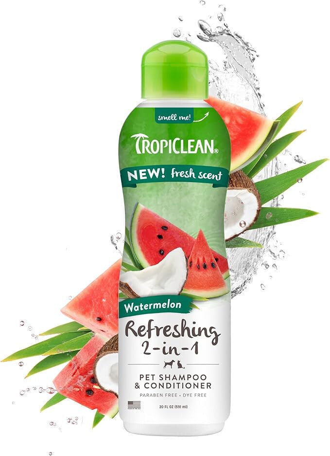 TropiClean Watermelon Refreshing 2-in-1 Shampoo & Conditioner
