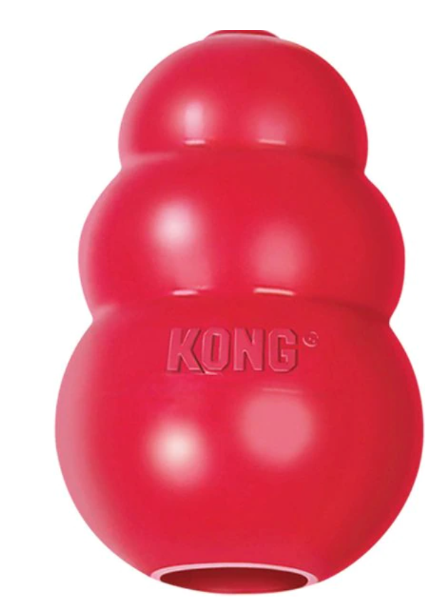 KONG Red Classic Rubber Chew Toy