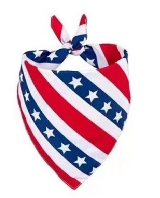 American USA Patriotic Flag Adjustable Bandanas