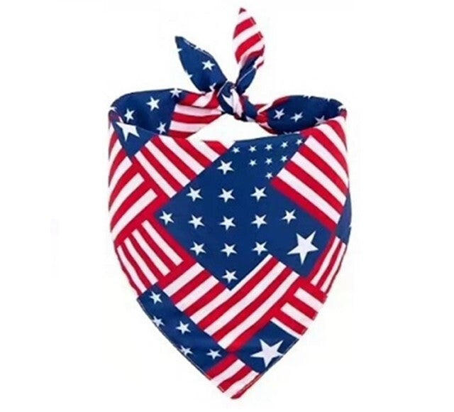 American USA Patriotic Flag Adjustable Bandanas