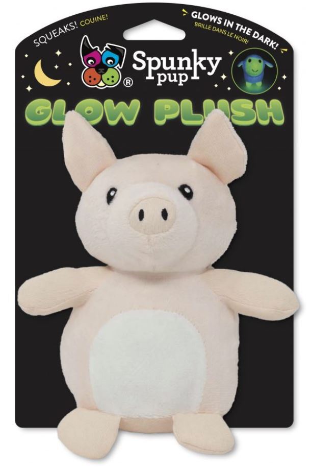 Spunky Pup Glow Pig Plush Toy