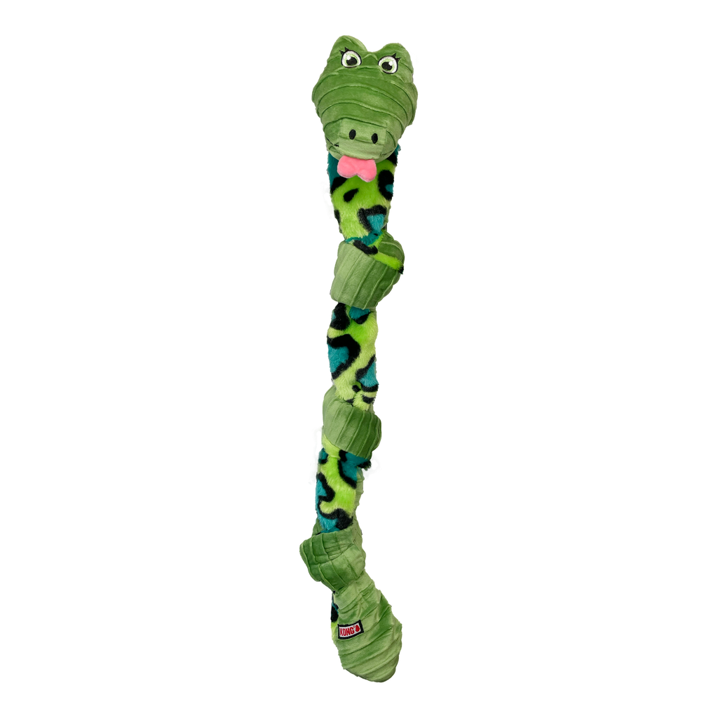 KONG Knots Snake Squeaky Floppy Toy