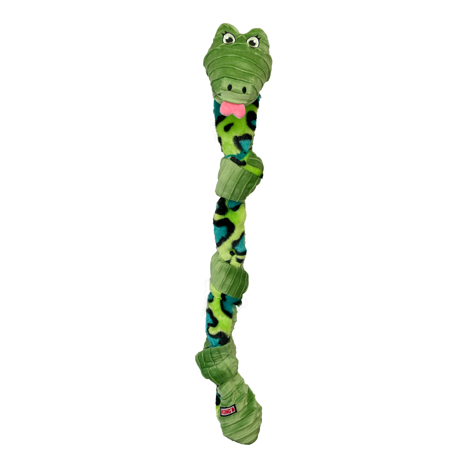 KONG Knots Snake Squeaky Floppy Toy