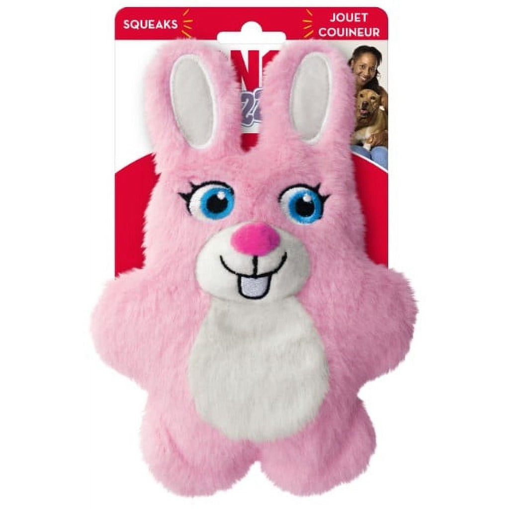 KONG Snuzzles Kiddos Bunny Squeaky Plush Toy - 7.5" x 5.5"